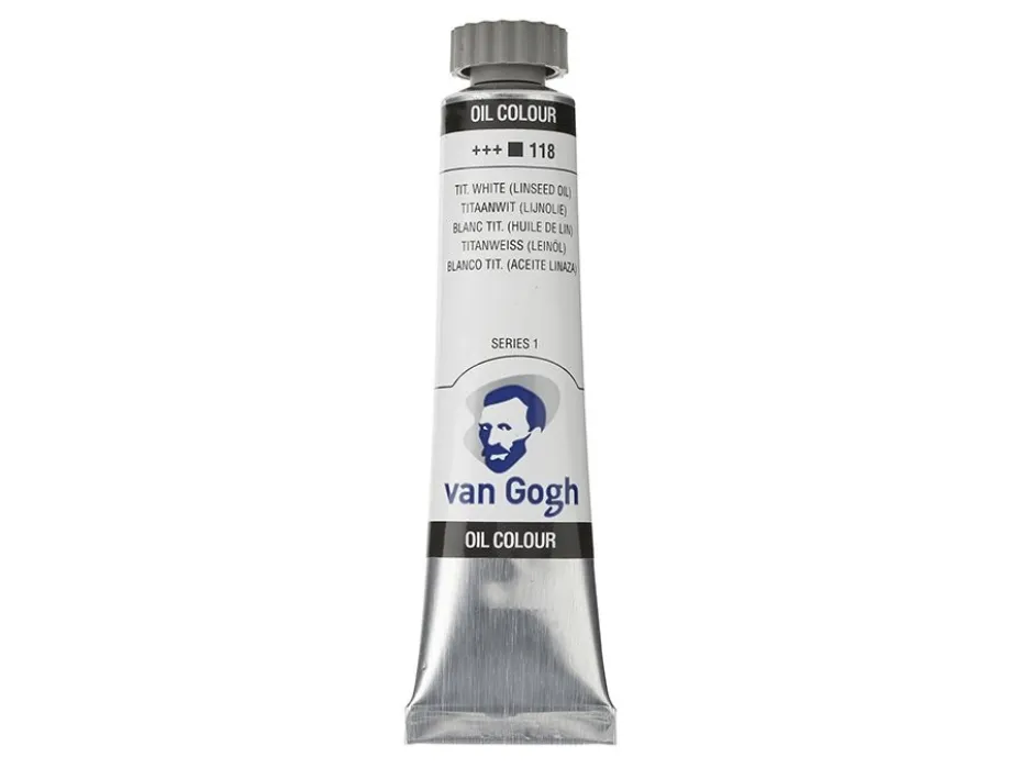 Van Gogh Olje 20ml – 118 Titanium white (linseed oil)