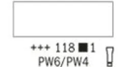 Van Gogh Olje 40ml – 118 Tit. white (linseed oil)