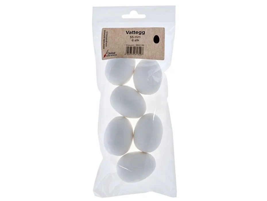 Vattegg – 55mm – 6stk