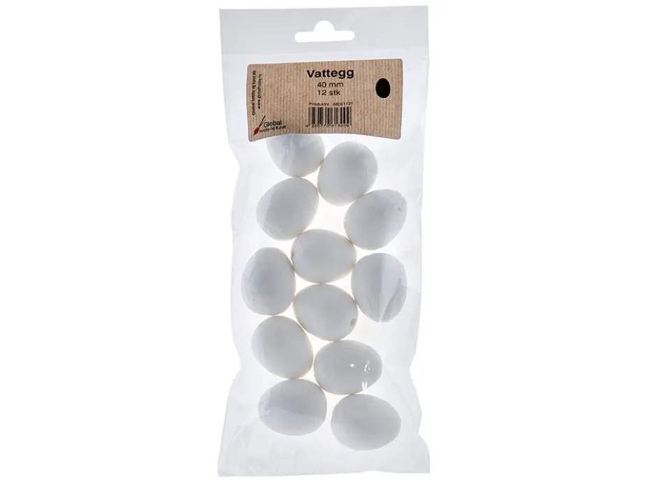 Vattegg – 40mm – 12stk