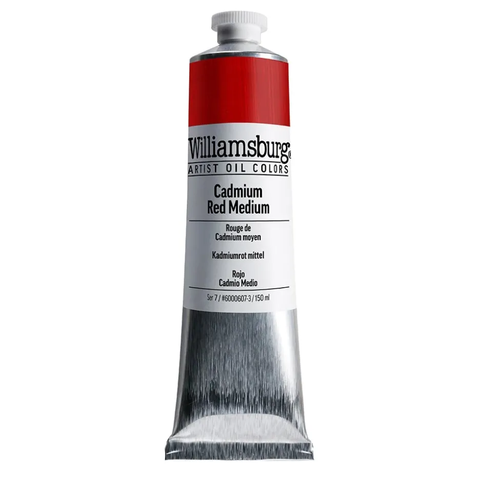 Williamsburg Artist Olje 150ml – 6000607 Cadmium Red Medium