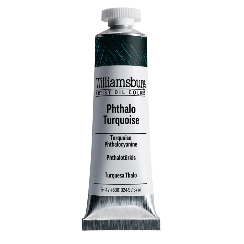 Williamsburg Artist Olje 37ml – 6001024 Phthalo Turquoise