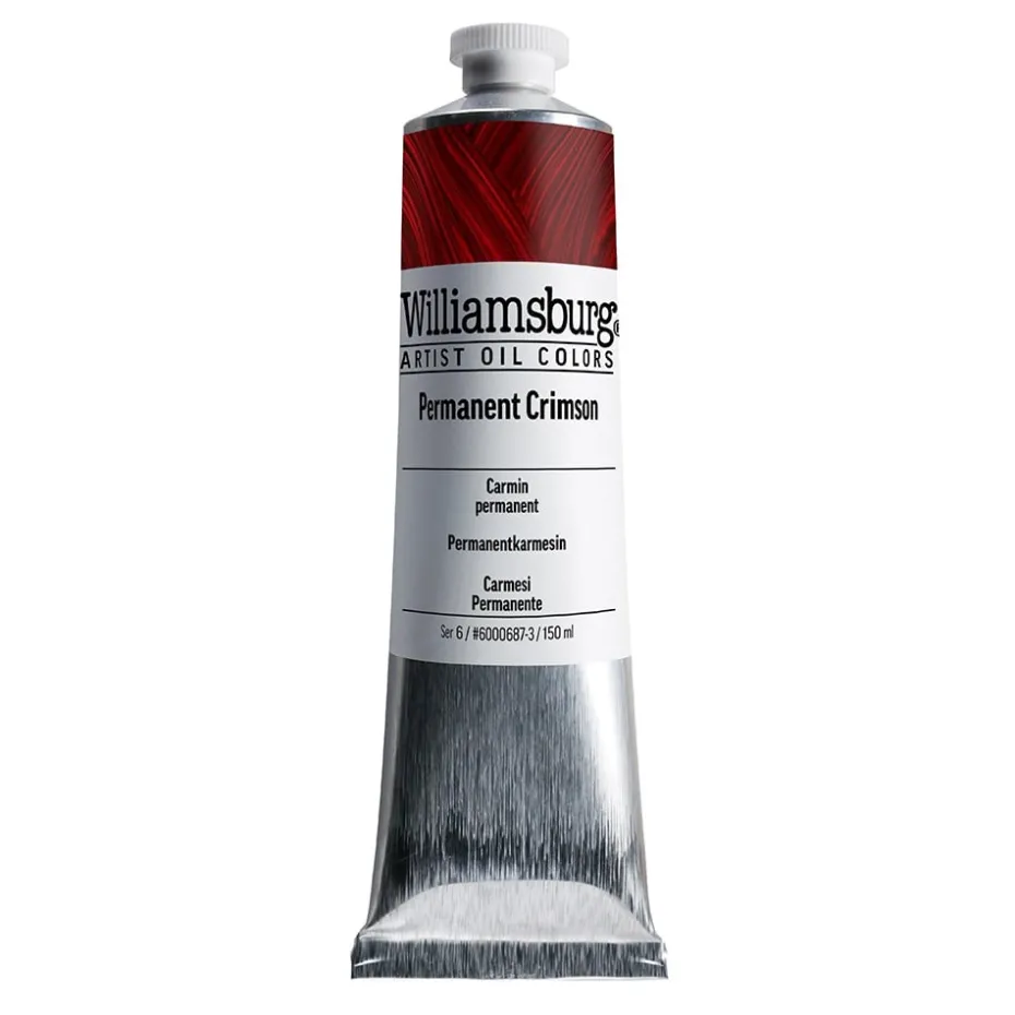 Williamsburg Artist Olje 150ml – 6000687 Permanent Crimson