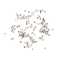 Wireklemme rund – 2,0mm 100stk – Sølvfarget
