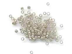 Wireklemme rund – 2,5mm 100stk – Sølvfarget